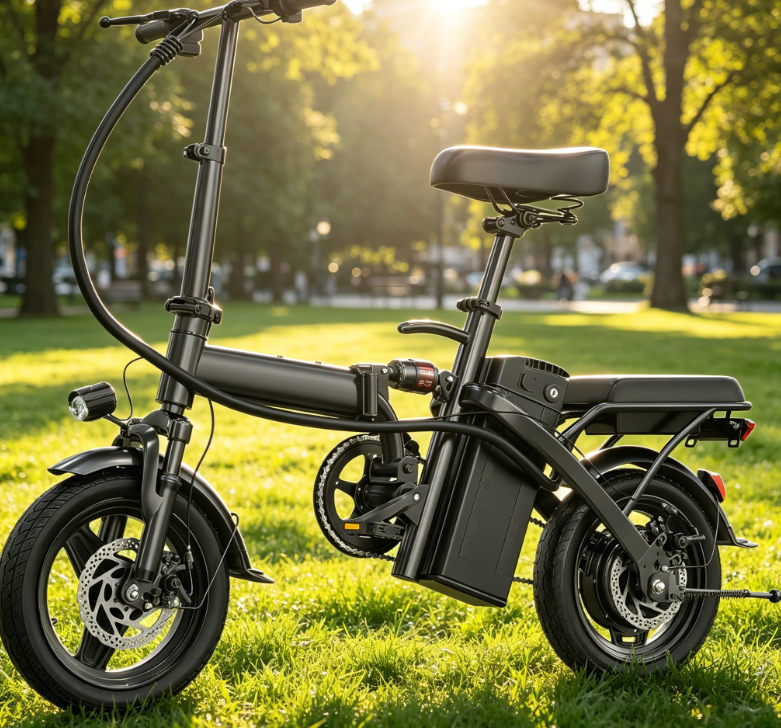 14" Folding E-Bike, 560W Motor, 48V, 24MPH, Dual Disc Brakes