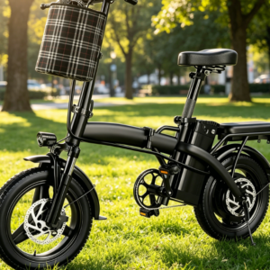 14" Commuter Folding E-Bike, 550W, 23MPH, 48V 12Ah Removable Battery, 35 Miles Range